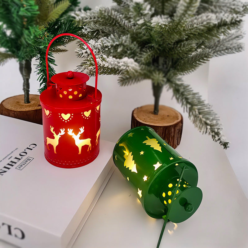 Christmas Candle Lights LED Small Lanterns Wind