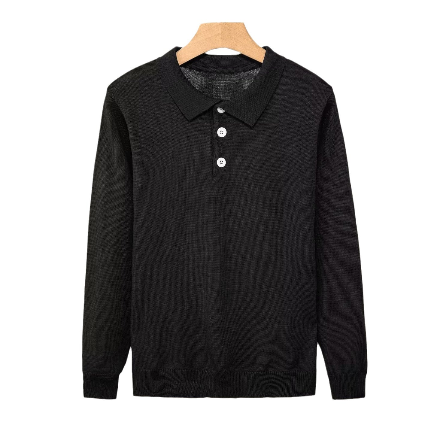 Japanese Style Simple Lapel Knitwear Korean Style