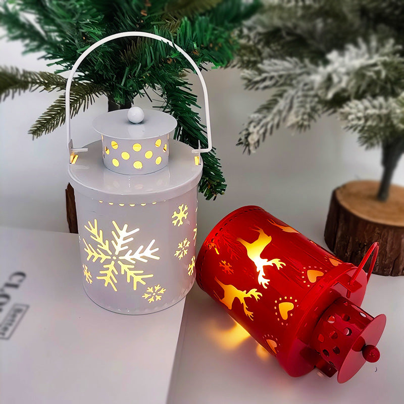 Christmas Candle Lights LED Small Lanterns Wind