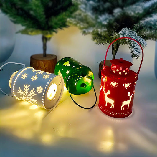 Christmas Candle Lights LED Small Lanterns Wind