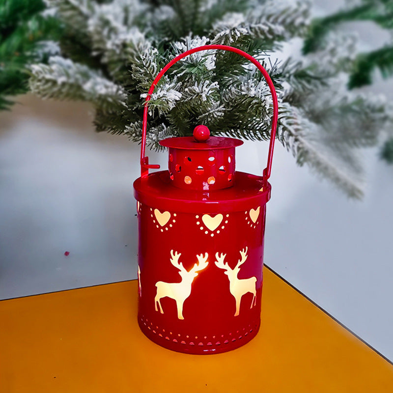 Christmas Candle Lights LED Small Lanterns Wind