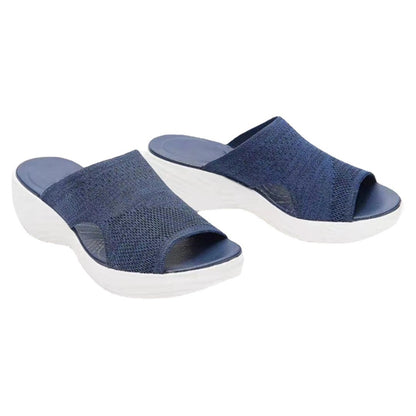 Polyurethane Platform Sandals And Slippers Women