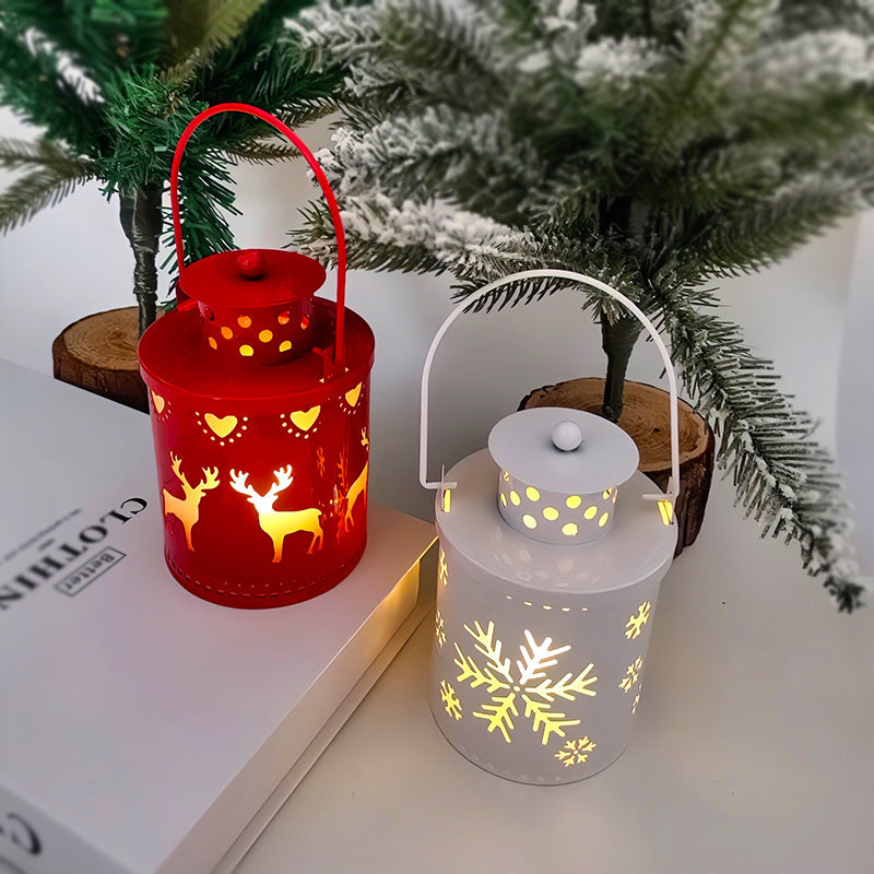 Christmas Candle Lights LED Small Lanterns Wind